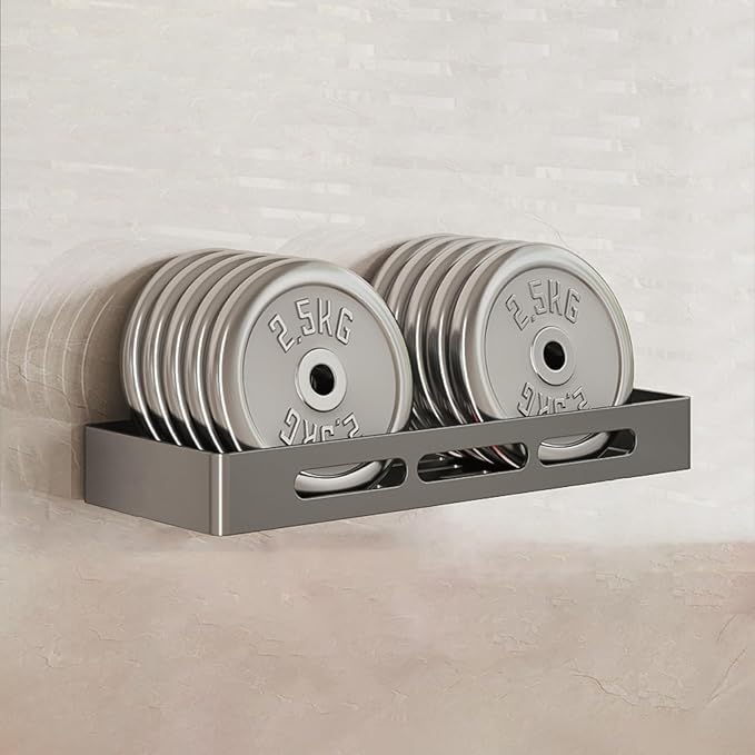 Bathroom Bathroom Shelf, Wall Mounted Organizer, Hand Wash Organizer, Hollow Out Design, Snap-in Installation, Suitable for Bathroom, Dining Room, Dressing Table(45 * 15 * 5cm)