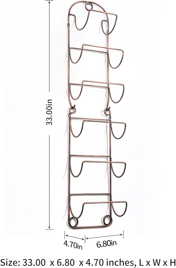 Towel Racks for Bathroom Wall Mounted Metal Wine Rack Towel Shelf Towel Holder for Bath Antique Bronze