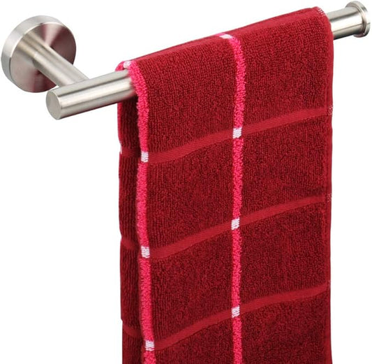 TocTen Hand Towel Holder - 9 In Towel Ring Thicken SUS304 Stainless Steel towel holder for Bathroom Wall, Contemporary Bath hand towel bar wall mounted Towel Racks for Bathroom Kitchen(Brushed Nickel)