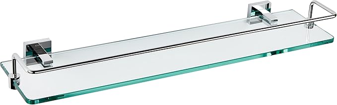 Kraus Bathroom Accessories - Shelf with Railing in Chrome