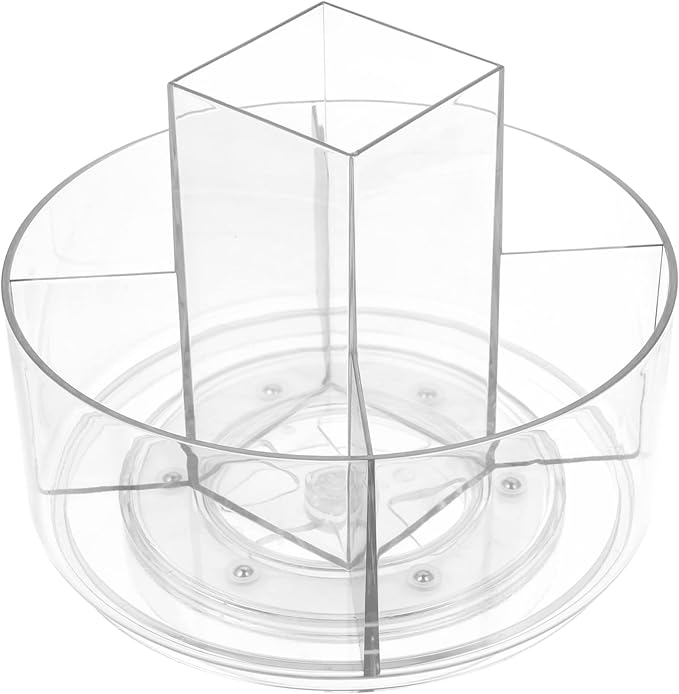 Cabilock Organize Your Beauty Supplies Rotating Makeup Storage Case 360° Cosmetics Organizer