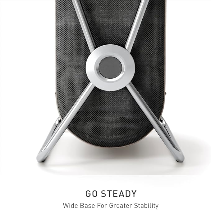 simplehuman single x-frame laundry hamper, 100% recycled polyester removable laundry baskets with easy carry handles, heavy-gauge steel frame, chrome, 65L