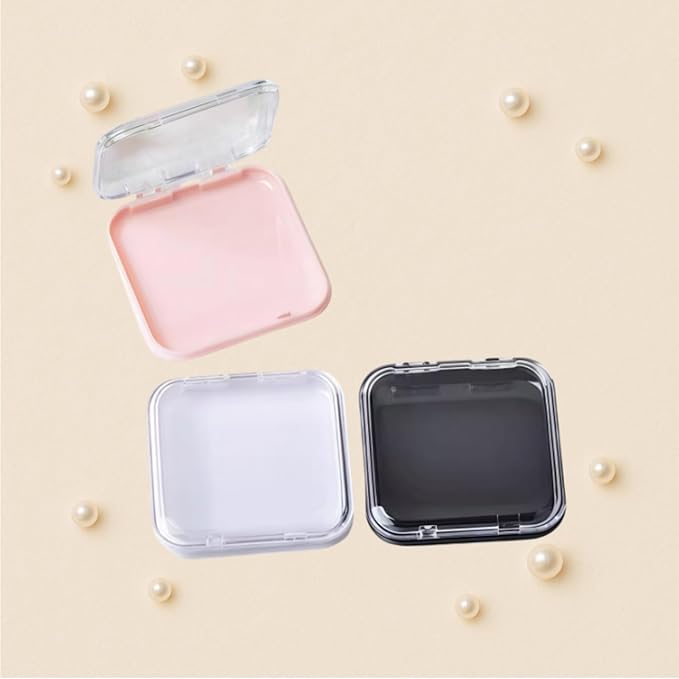 Press On Nail Storage Box Set - 9 Packaging Boxes (Pink, Black, Clear) with 52 Double-Sided Adhesive Tapes for Nail Business Display & Salon Organizer (3 Colors Mix)