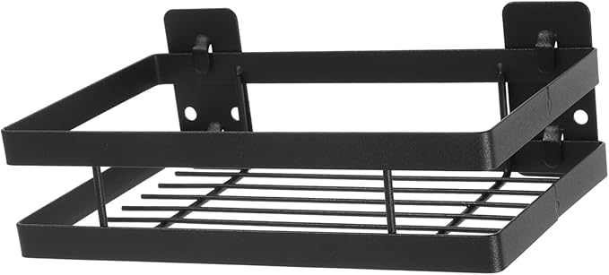 Mobestech Punch Bathroom Organizer Heavy Duty Storage Rack for Shampoo and Towels Wall Mounted Shower Shelf Sturdy Bathroom and Kitchen Storage Design