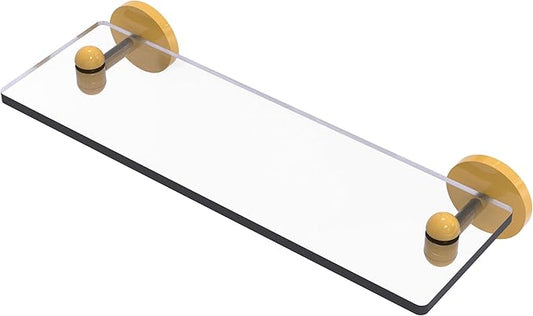 Allied Brass Tango Collection Glass Vanity Shelf with Beveled Edges