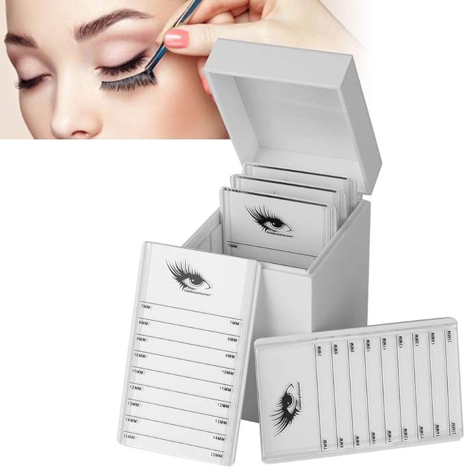 10 Layers Eyelash Extension Storage Box Makeup Cosmetic Organizer False Eyelash Display Holder Case