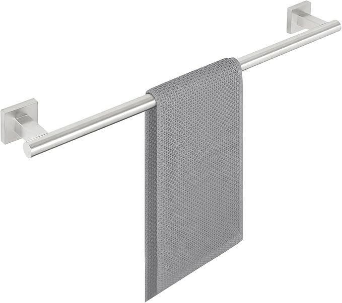 Alise Bathroom Towel Bar, 24 Inch Towel Racks for Bathroom, SUS304 Stainless Steel Hand Towel Holder Heavy Duty Towel Rack Wall Mounted Brushed Nickel Towel Bar