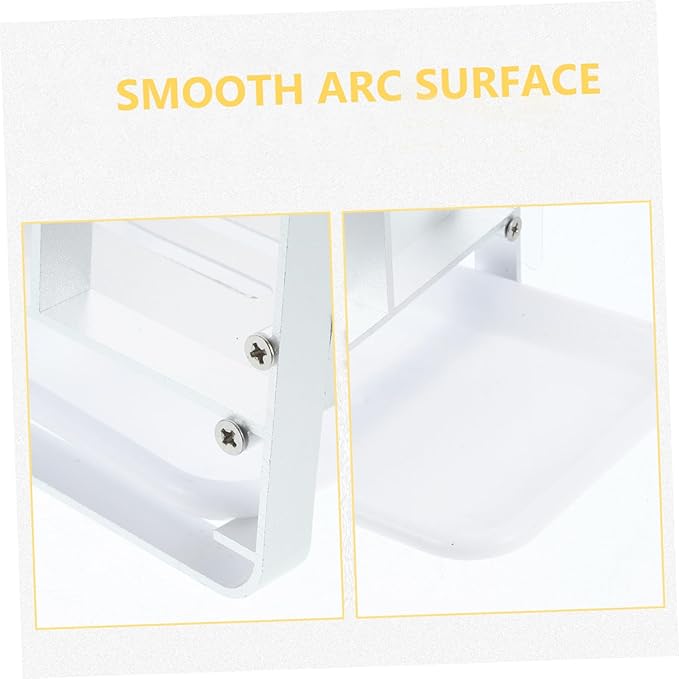 1Pc Bathroom Sink Rack Draining Storage Shelf for Toiletries Organizer for Bathroom Hotel Restaurant Use Stylish Design