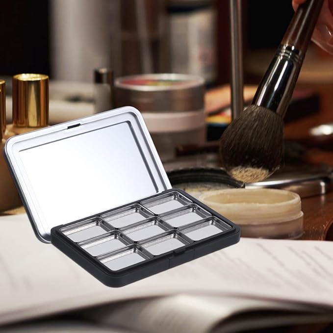 minkissy Empty Eyeshadow Palette Refillable Eyeshadow Palette Empty Makeup Palette-Storage Box for Lipstick Blush