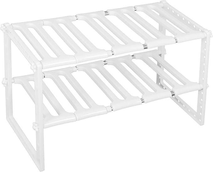 2 Tier Sink Rack Cabinet, Sto Rack with s Shelf, Bathroom Holder for Household Supplies, less and PP l, Retractable