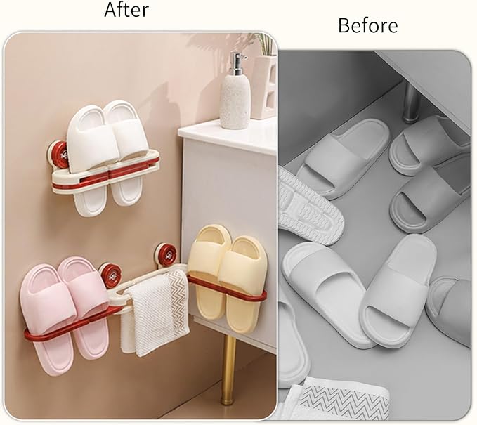 Rustproof Shoe Shelf for Bathroom Wall Mounted Stand Holder Multi Layer Drying Rack with Drainage Systems Hygienic Shoe Drying Rack