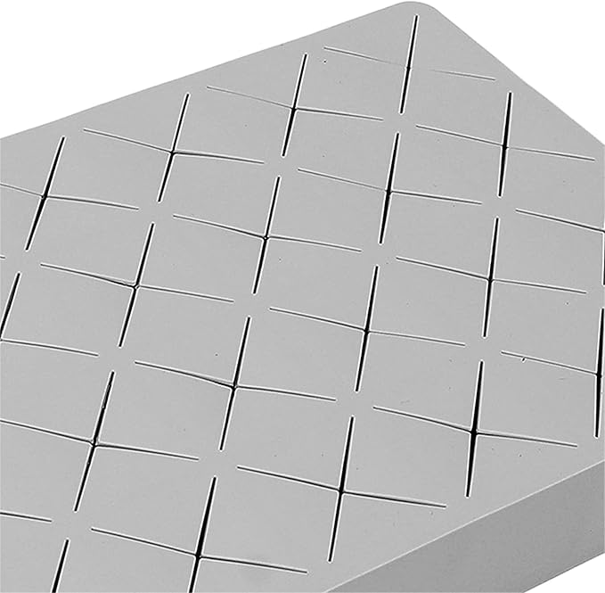 Minimalist Lipstick Organizer, Silicone Makeup Storage Box, 36 Grids, Gray, Beauty/Makeup