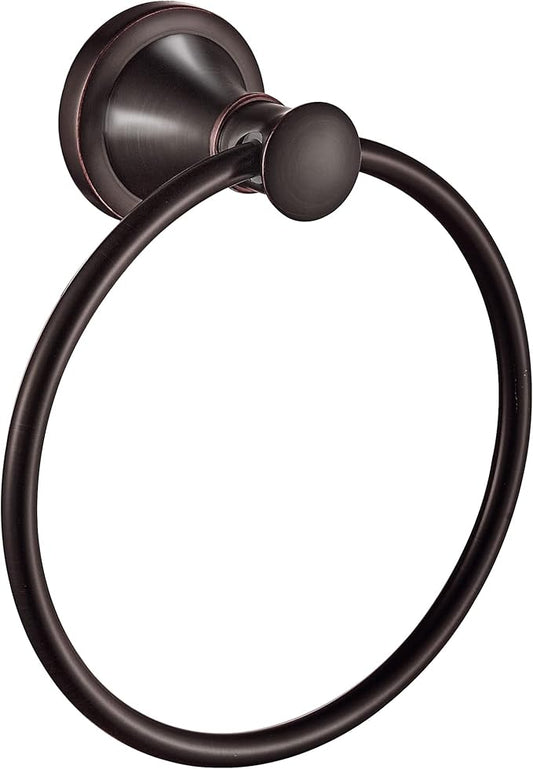 WOLIBEER Bronze Towel Ring, Oil Rubbed Hand Towel Holder Rustic Bathroom Towel Hanger SUS 304 Stainless Steel Towel Rack Wall Mounted