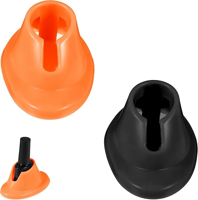 YUXIANLB 2PCS Nail Polish Bottle Holder Soft Rubber Nail Polish Bottle Holder Anti-Spill Bottles Stand Nails Holders For Painting Manicure Display Tools Nails Polishes Accessories Nailart Supplies