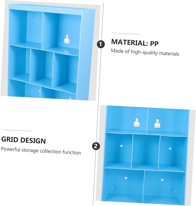 SOLUSTRE 1pc Wall Mounted Storage Rack Nail Shelf for Bathroom Kitchen Living Material Easy Installation Space Saving Organizer