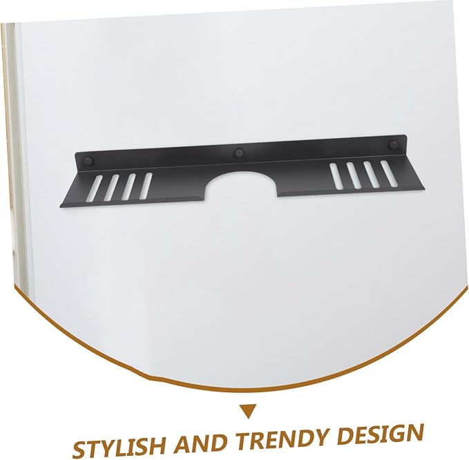 Hemobllo Over Sink Bathroom Shelf No Drill Wall-Mounted Organizer for Easy Access to Toiletries Construction for Bathroom and Kitchen Use Space-Saving Design