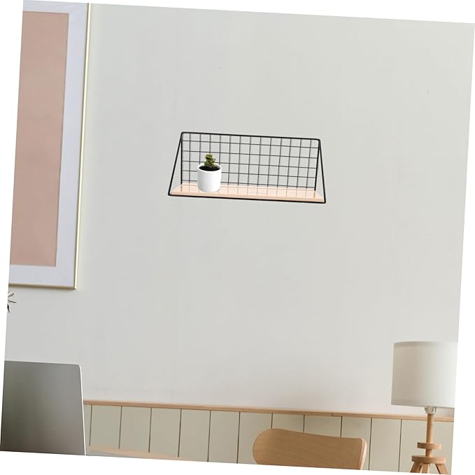VALICLUD Multifunctional Wall-Mounted Storage Rack Shelves for Bathroom Kitchen Decorative Wall Shelf Black