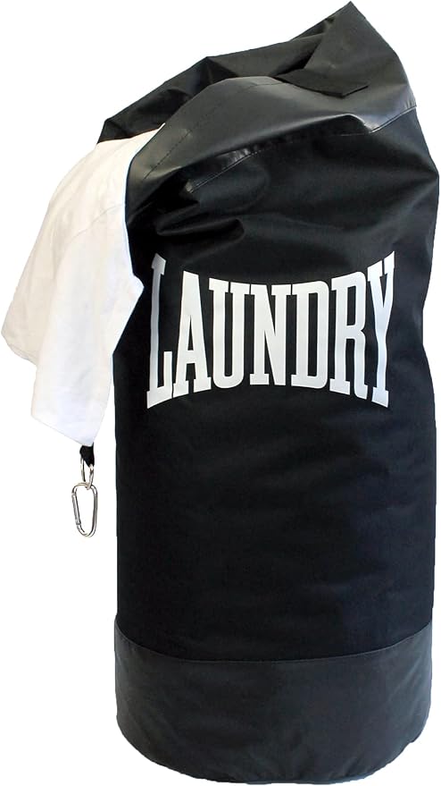 Suck UK Boxing Laundry Bag - Punch Bag Shaped Laundry Basket - Teenage Boys Washing Basket - University Room Student Essentials - Hanging Hamper - Clothes Storage - Funny Boxing Gifts For Men - 70 L
