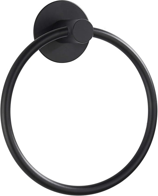 GERUIKE Adhesive Towel Ring Self Adhesive Hand Towel Ring Stainless Steel Rustproof Bathroom Towel Holder Wall Mount