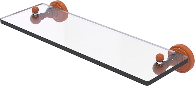 Allied Brass Waverly Place Collection Glass Vanity Shelf with Beveled Edges