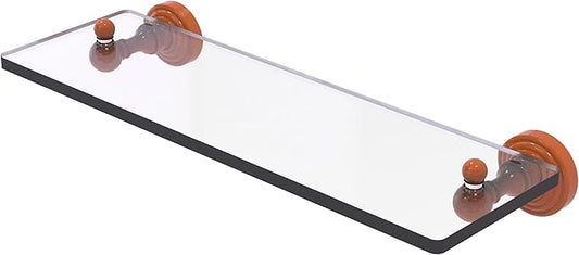 Allied Brass Waverly Place Collection Glass Vanity Shelf with Beveled Edges