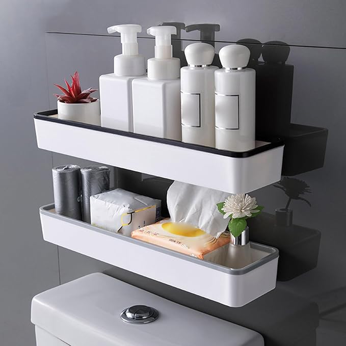 Practical Bathroom Shelf Storage Organizers Holder Bathroom Shelf for Neat Organization and Easy to Toiletry
