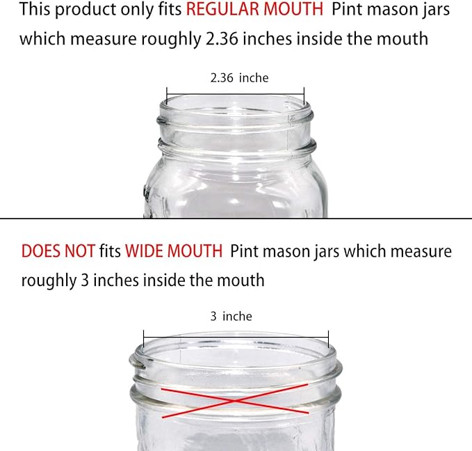 Amolliar Mason Jar Liquid Soap Dispenser Lids, 304 Stainless Steel Pump16oz Regular Mouth Mason Jar, Rustic Farmhouse Decor, Hand Soap,Dish Soap, Lotion Soap, Brushed Nickel-6 Pack, Extra 3 Long Tubes