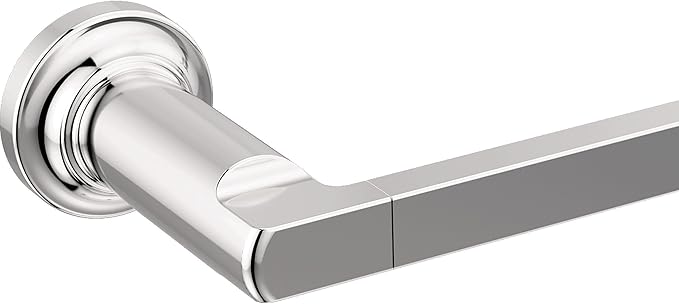 DELTA FAUCET 78908 Tetra 8 in. Hand Towel Bar Bath Hardware Accessory in Polished Chrome
