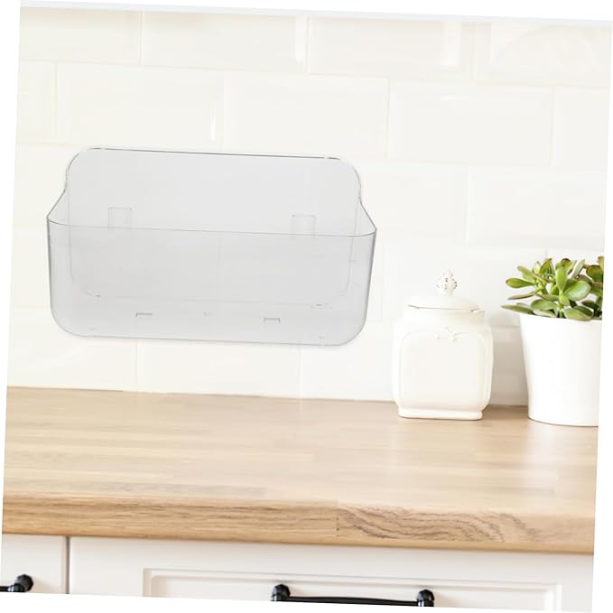1pc Wall Mounted Storage Rack Punch Bathroom and Kitchen Organizer Wall Shelf for Bathroom Sundries Easy Installation Design for Tidy Spaces