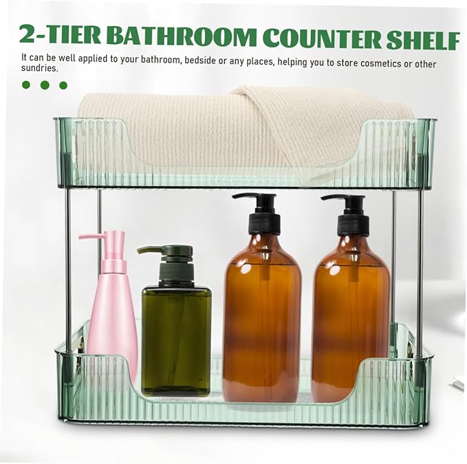 Bathroom Countertop Organizer Storage Shelf Desk Toiletry Organizer Dresser Storage Holder