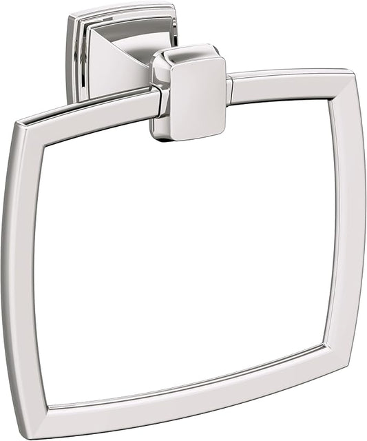 Amerock Revitalize Polished Nickel Closed Towel Ring, BH36032PN