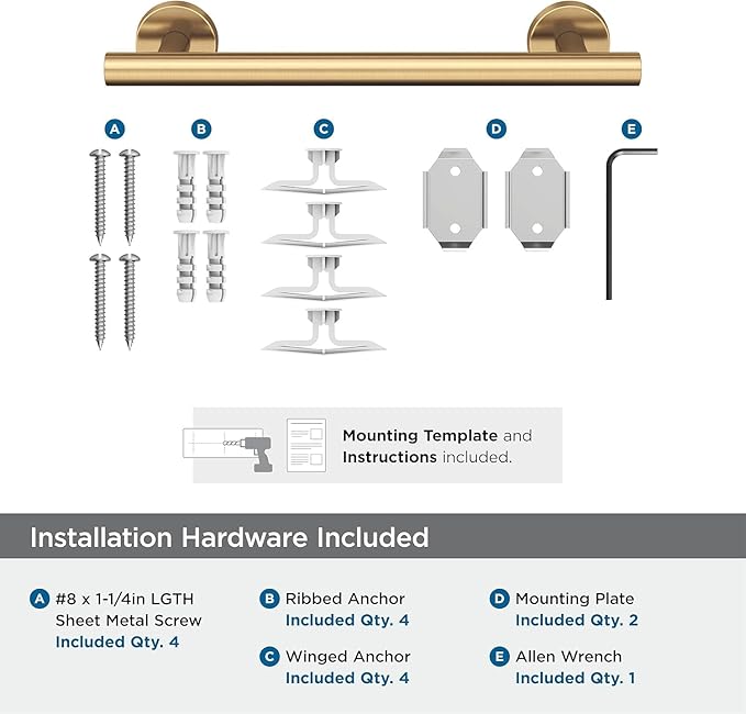 Amerock BH26546CZ | Champagne Bronze Towel Bar | 9 in (229 mm) Towel Rack | Arrondi | Bathroom Towel Holder | Bathroom Hardware | Bath Accessories