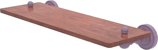 Allied Brass DT-1-16-IRW-LVN Dottingham Collection 16 Inch Solid IPE Ironwood Shelf, Lavender
