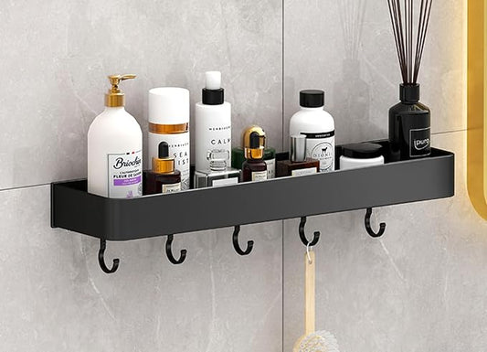 Bathroom Shelf, Washstand, Toilet, Toilet, Balcony Storage, Single Floor 40cm with Hook