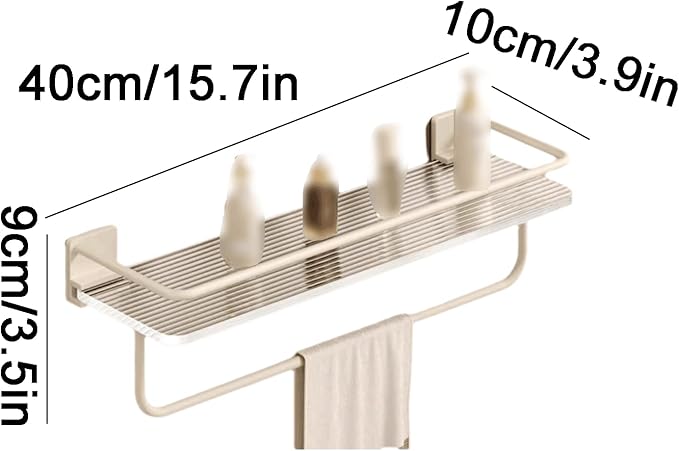 Removable Wall-Mounted Bathroom Shelves Plastic Bathroom Shelves Removable Bathroom Shelves Multifunctional Bathroom Shelves Large Capacity