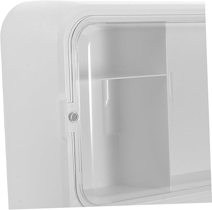 SOLUSTRE Wall Mounted Bathroom Shelf Multi-Layer Storage Organizer for Cosmetics and Essentials Durable White Design for Small Spaces Easy to Install Bathroom Decor Accessory
