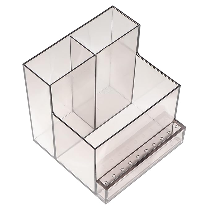 1pc Display Tools Case Holder Stand Polishes Bottle Professional Nails Polisher Base Manicure Plastic Head Lipstick Rack Women Polishing Stands Organizers Bits Container
