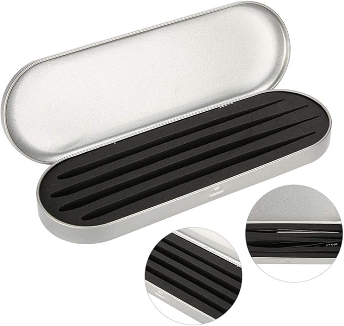 Durable Convenient to Carry Storage Box, Tweezers Box, for Organizer