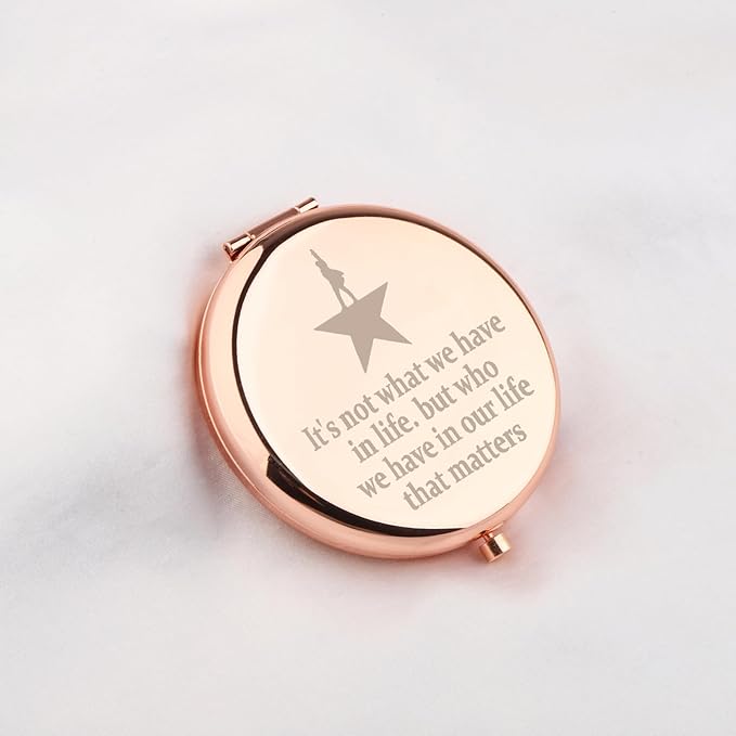 WUSUANED Musical Star Makeup Mirror Musical Lover Gift Theatre Inspired Mirror Drama Lover Gift