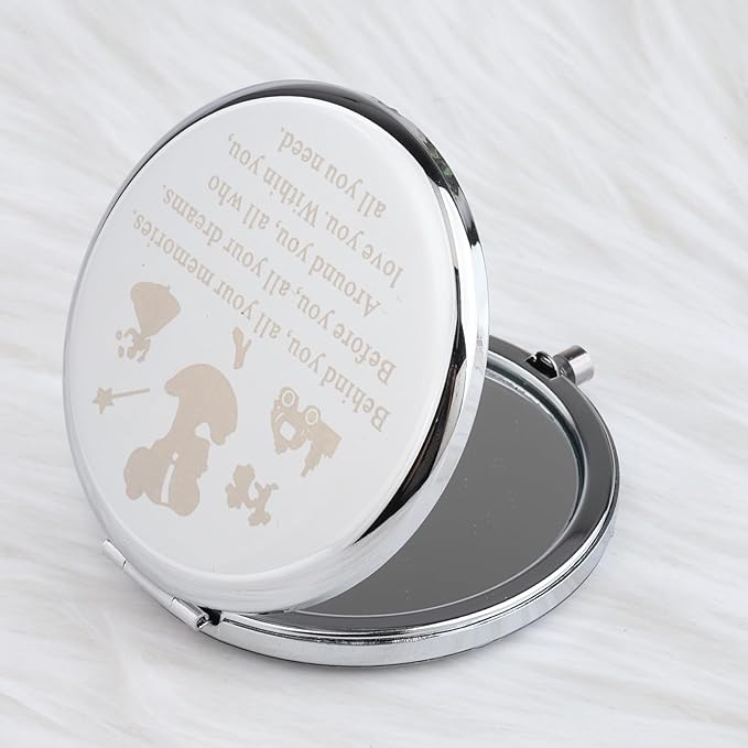 FEELMEM Fairy Compact Mirror Princess Gift Behind You All Your Memories Princess Fans Gift