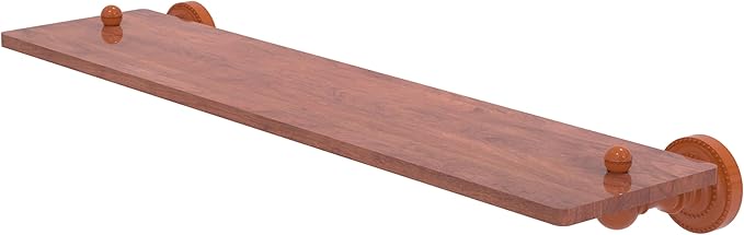 Allied Brass DT-1-22-IRW-ASP Dottingham Collection 22 Inch Solid IPE Ironwood Shelf, Autumn Sparkle