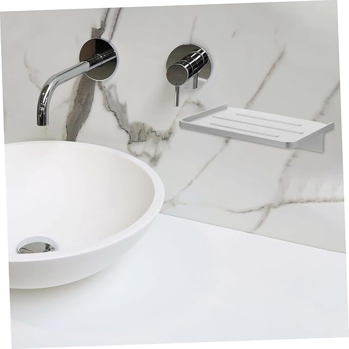 4pcs Bathroom Wall-Mounted Phone Holder No Drilling Required Space-Saving Storage Rack for Toiletries and Essentials Versatile Corner Shelf for Easy Organization