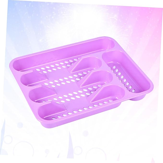 Glass Shelf for Bathroom ，Glass Aluminum，Tableware Drain Container Multifunctional Storage Rack Sorting Box for Home Random Color