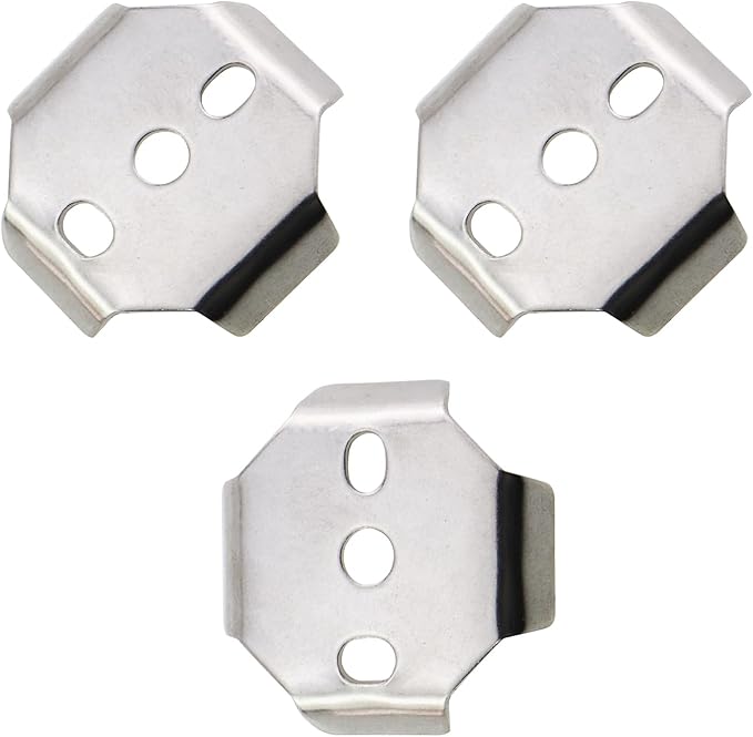 2PCS 1.5 Inch Bathroom Hardware Towel Bar Bracket with Matching in-Wall Expansion Bolt 304 Stainless Steel Pendant Fasteners for Robe Hook and Toilet Paper Holder