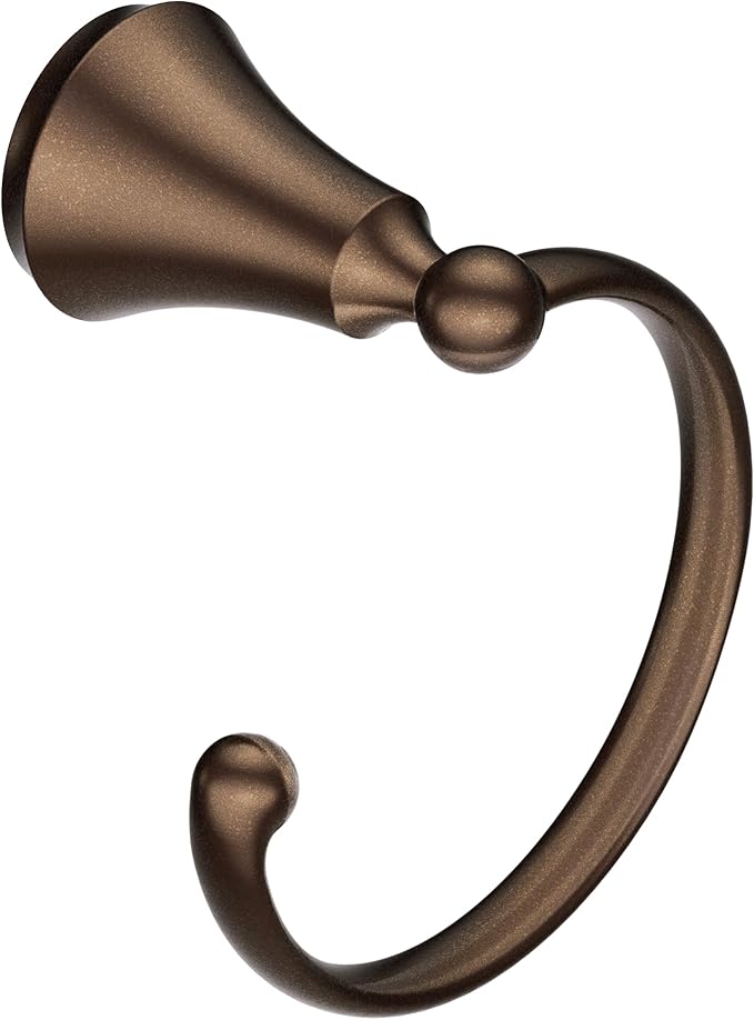 Moen YB5286ORB Wynford Towel Ring, Oil Rubbed Bronze