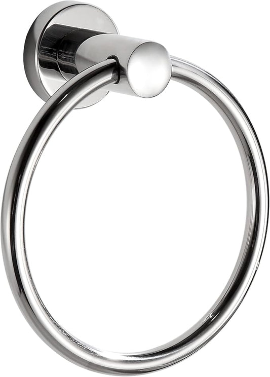 BGL Towel Ring for Bathroom, 304 Stainless Steel Polished Chrome Plated Wall Mount Towel Holder, Rustproof Bathroom Accessories with Modern Design