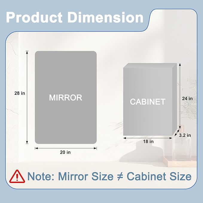 28x20 Inch Matte Silver Medicine Cabinet with Mirror for Bathroom, Aluminum Medicine Cabinet with Frosted Finish, Recessed or Wall Mount Medicine Chest, Modern Sleek Design, Fully Assembled