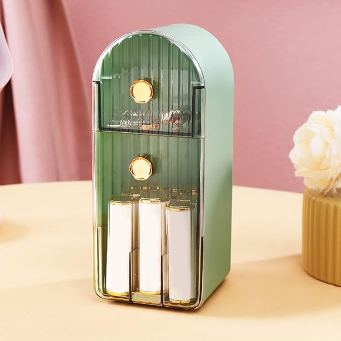 Beavorty Dressing Table Lipstick Storage Box Stylish and Compact Makeup Organizer for Clean and Tidy Vanity for Birthdays and Special Occasions