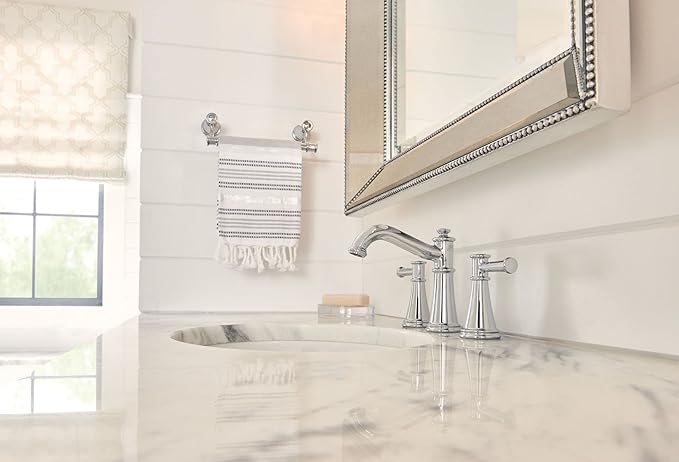 Moen Belfield Chrome 9-Inch Bathroom Hand -Towel Bar, YB6486CH