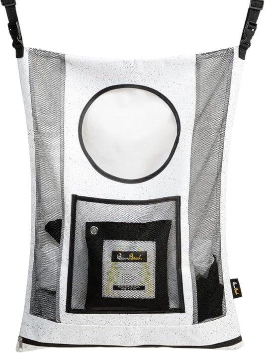 AIR PURIFYING & ODOR ELIMINATING Small Hamper for Specialty Loads - Hanging Laundry Hamper Bag - Nursery Hamper & Potty Training Kids Hamper - Hanging Hamper - Over the Door Laundry Hamper